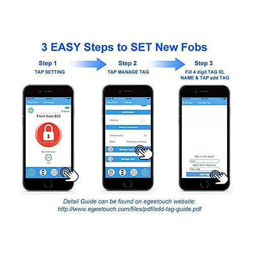 eGeeTouch NFC for All eGeeTouch Smart Locks (20 Cards)