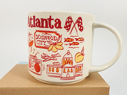 Taza de café Starbucks Atlanta cerámica 14 oz miniatura 2