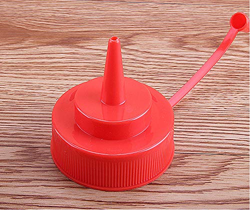 1 Clear Plastic Squeeze Bottle Condiment Dispenser Ketchup Mustard Sauce 22 Oz !