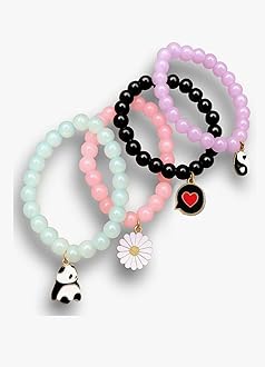 Bead Bracelet Set - Adjustable, Elegant Hand Jewelry Bracelet For bff, friendship, couple, Women, Girls, Boys, Men Gift