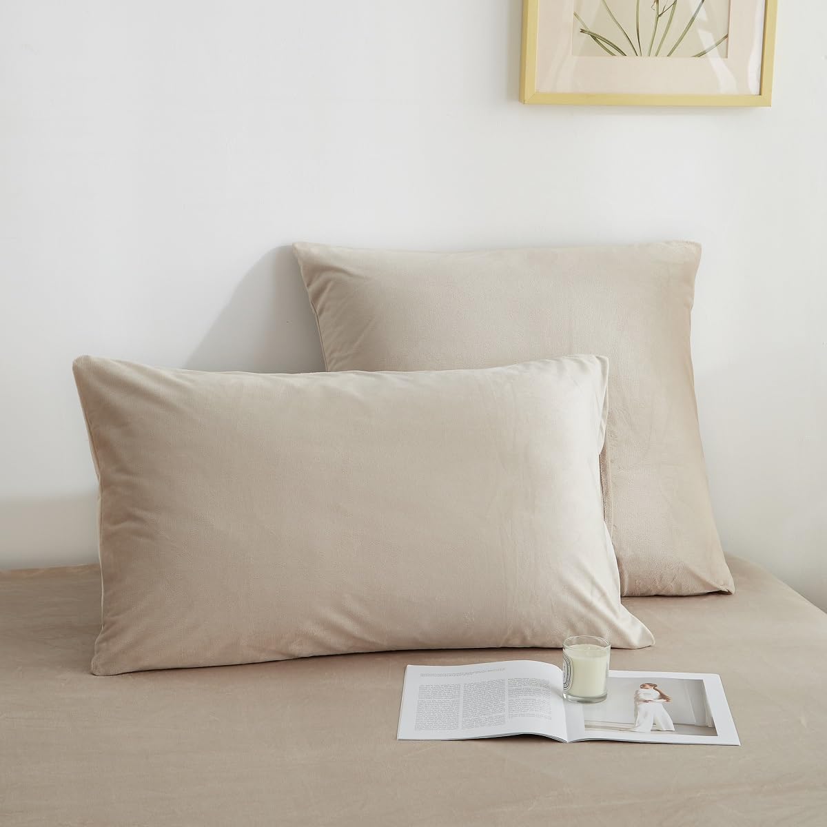 Dreamhouse - Leo Dekbedovertrek Flanel - Nude - 200 x 220 - Boxspring Plaza