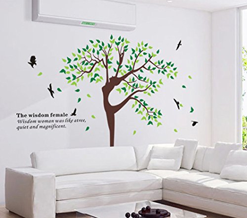 Black Trees & Animals Wall Decal Set With Colorful Butterflies – Removable, Reusable DIY Stickers For Kids Rooms, Nursery, Playroom