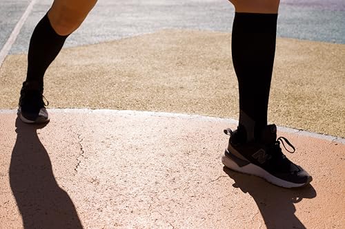 Image of Knee-High Compression Socks for Men & Women 20-30mmHg. Arch, Ankle, Achilles & Calf Support.