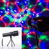 EOSAGA Party Lights Disco Ball RGB Color Changing Stage Lighting Rotating LED Light with Ultra Bright Flashlight
