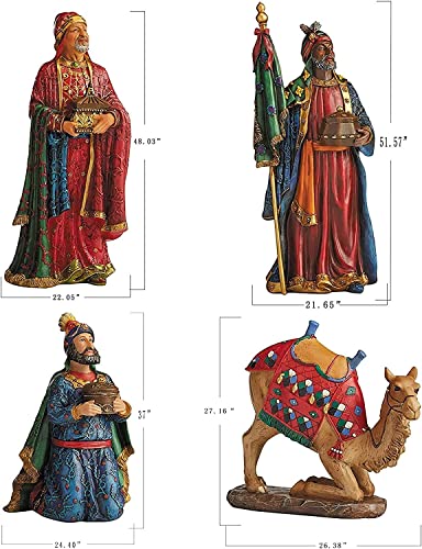 Complete 12Pc Outdoor Nativity Set 51 Inch Tall thumb #4