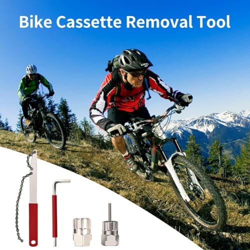 Fouet à chaîne pour démonter la cassette de vélo lors du changement de roue libre arrière - 4