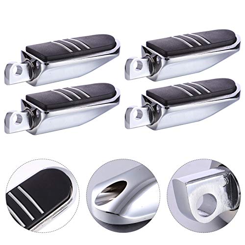 BESPORTBLE Motocicleta Pé Estacas Universal Frame Do Metal Da Motocicleta Moto Pé Pegs Pedais Repous