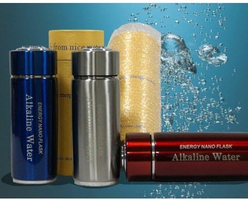 Alkaline water bottle to improve water quality.