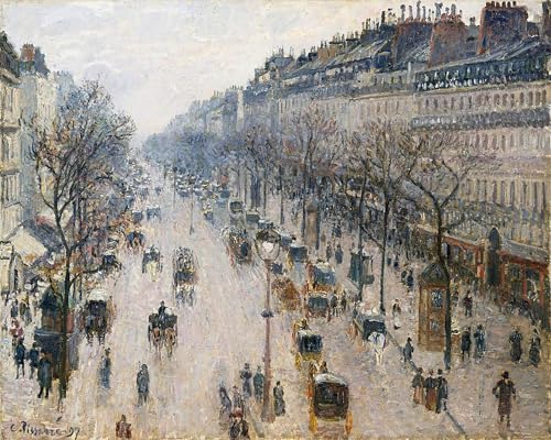 Impression Toile Pissarro Art Parisien Haute Definition Affiche Peinture Huile Salon 60x90cm