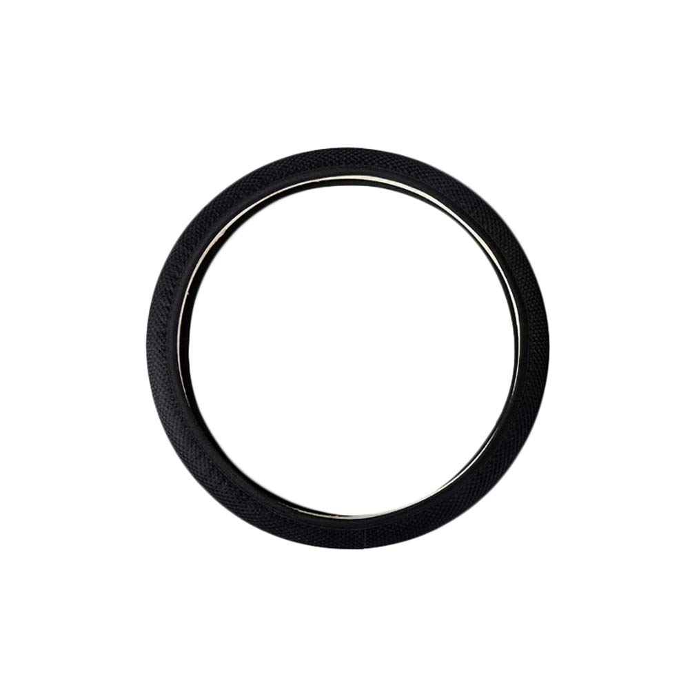 Steering Wheel Cover Universal Truck Cars Auto Breathable Anti-Slip Covers Guard Protector Odorless Anti-Slip Breathable Decor Black