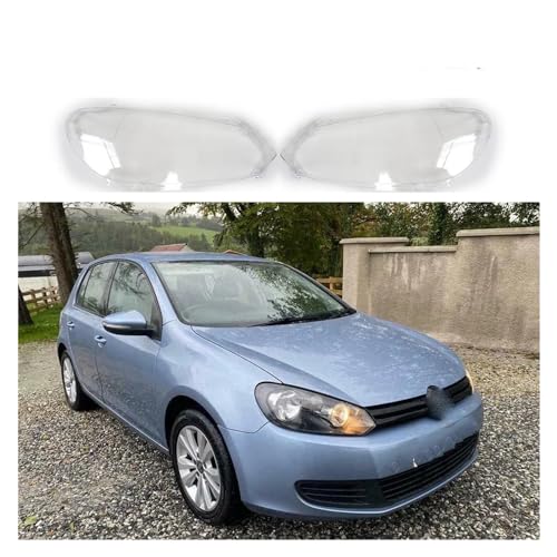 Couvercle d'objectif lampe pour VW Golf VI en polycarbonate premium haute clarté droit