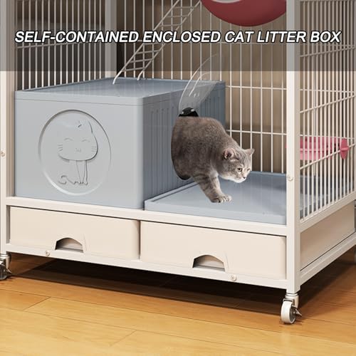 Cage pour chat intérieur extérieur idéale balcon et salon - 6