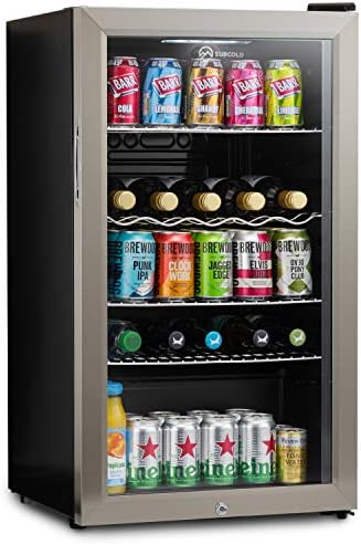 Subcold Super85 LED Beer Fridge | 80 Cans + 5 Bottles | 0-18°C | Glass Door
