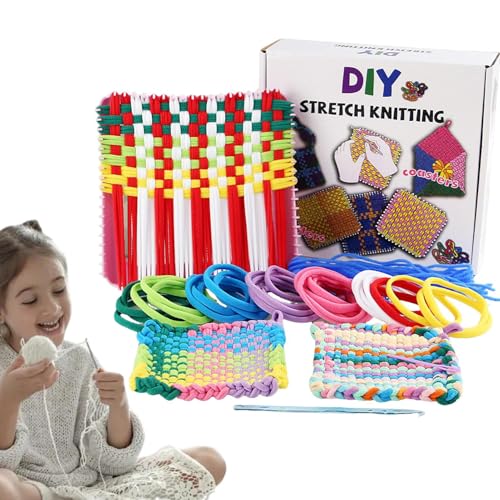 Cordón Elástico - Cuerda Elástica Flexible para Niños Y Máquinas De Coser | Repuestos Flexibles para Manualidades, Hilos Coloridos Y Accesorios De Costura para Bolsos, Llaveros Y