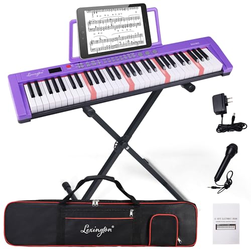 Lexington 61 Key Keyboard Piano, Complete Electronic Piano Keyboard Set for Beginners Adults...