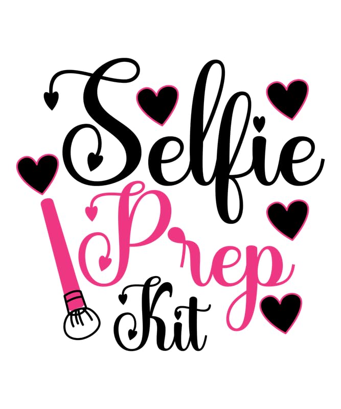 Poster A2 sur toile Selfie Prep Kit 01 déco murale citation motivante