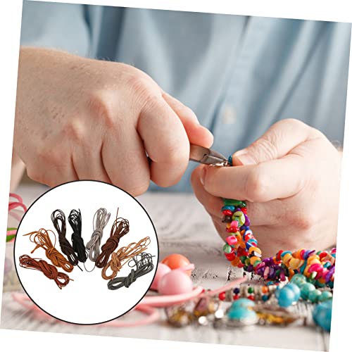 Cuerda de suede retro resistente y suave para collares artesanales duraderos 5