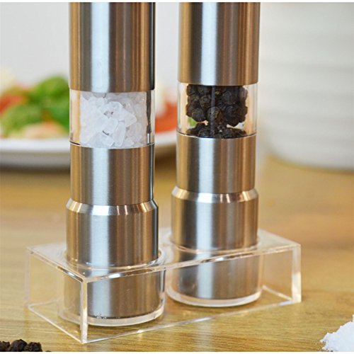 Argon Tableware, Set di Saliera e Pepiera a Pompa