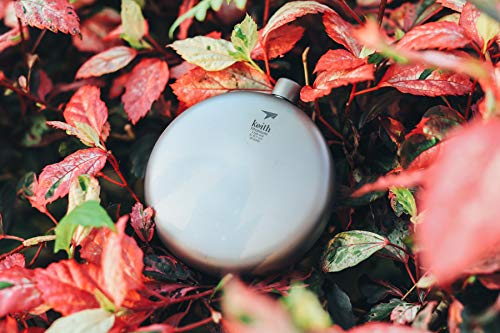 Keith Titanium Ti9302 Round Flask with Funnel - 5.0 fl oz ●●●●●●● Keith's 18th Anniversary: Exclusive Price!