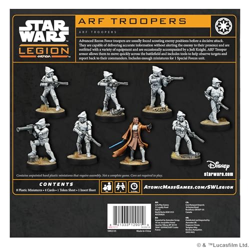 Image of Asmodee Star Wars: Legion ARF Troopers Unit Expansion - Tabletop Miniatures Game, Strategy Game for Kids and Adults, Ages 14+, 2 Players, 3 Hour Playtime