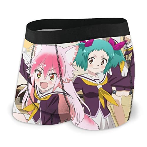 おしゃれ ボクサーパンツ 通気 快適 四角いズボン 吸汗速乾 下着 男性服飾透気 伸縮性ウエストバンド 柔らかなス メンズ レギュラーショーツ 人気 ボクサーパンツ 群れなせ！シートン学園1 メンズ平角パンツ