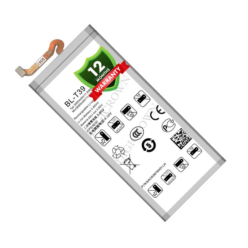Image of Original BL-T39 Battery Compatible for LG Q7, Q7a, Q7+ (LM-Q610, LM-Q610.FG, LM-Q610.FGN, LM-Q610(FGN), LM-Q610.YN, LM-Q725L, LM-Q725K, LM-Q725S) - (3000mAh) - 1 Year Warranty
