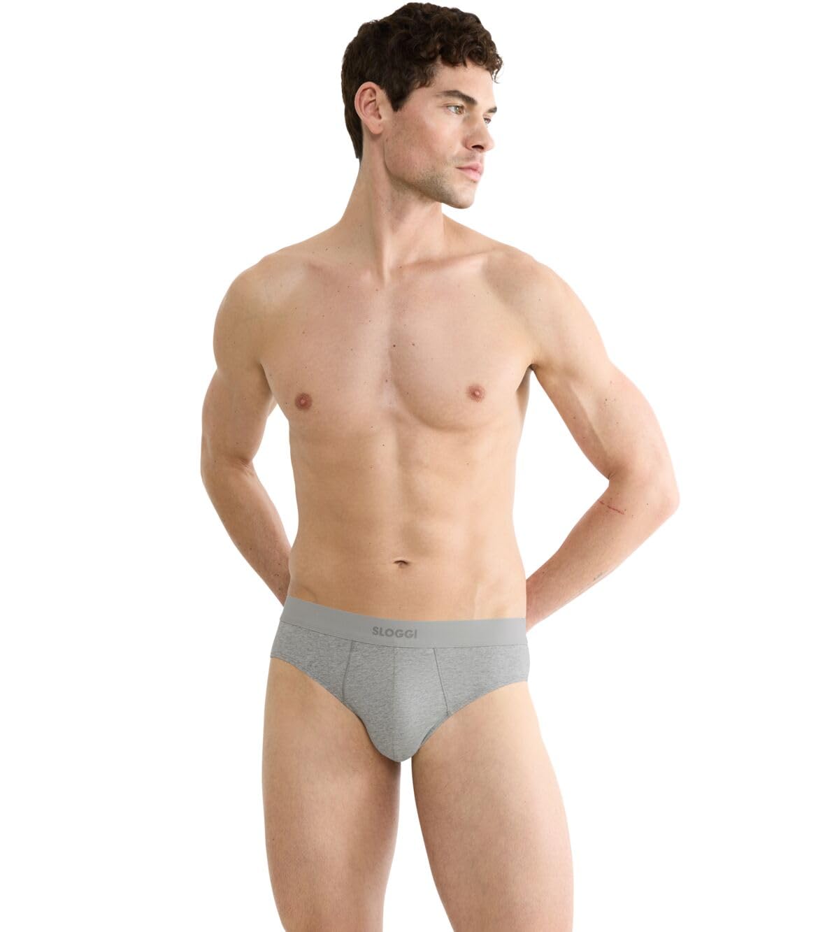 Sloggi Men's Gris Slip Ever Ease (X2)