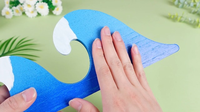 Amazon.com: RattanView Ocean Wave Wooden Sign Wooden Waves Table