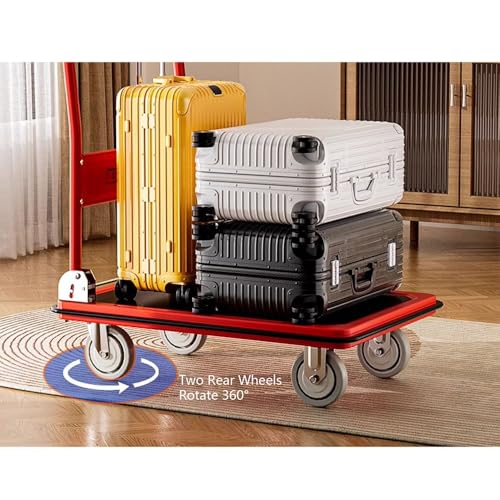 Carretilla plegable de plataforma resistente y ligera miniatura 7