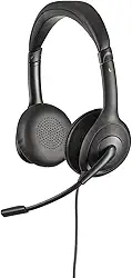 Fone de Ouvido Headset Biauricular WHS 60 Duo USB Preto Intelbras