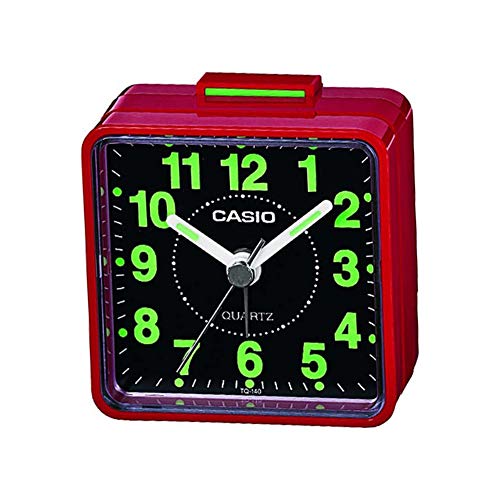 TQ140 Travel Alarm Clock - Red
