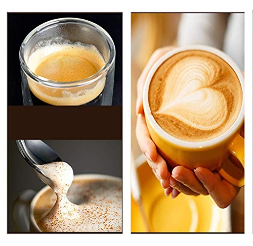 YQGOO Haushaltskleine 15bar Cappuccino-Maschine Einfache und Bequeme Einknopf-Kaffeemaschine Edelstahlfilter mit Dampf… – Bild 5