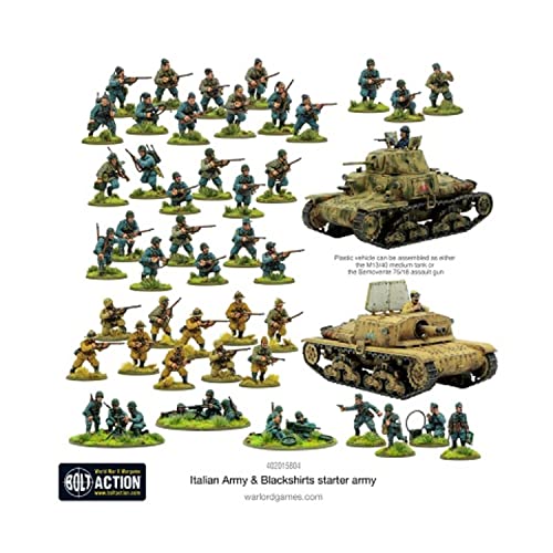 Warlord Games Bolt Action - Italian Army and Blackshirts Starter Army