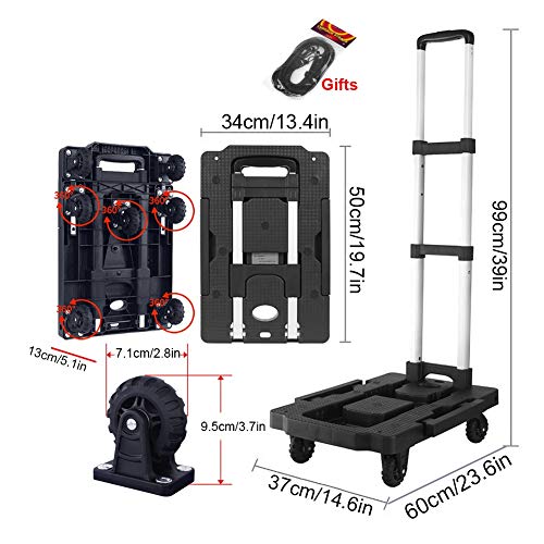 Carretilla plegable para salón y hogar capacidad 150Kg miniatura 2