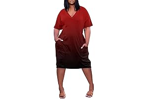 Trendy Pink Sweater Dress for Curvy Women 2024