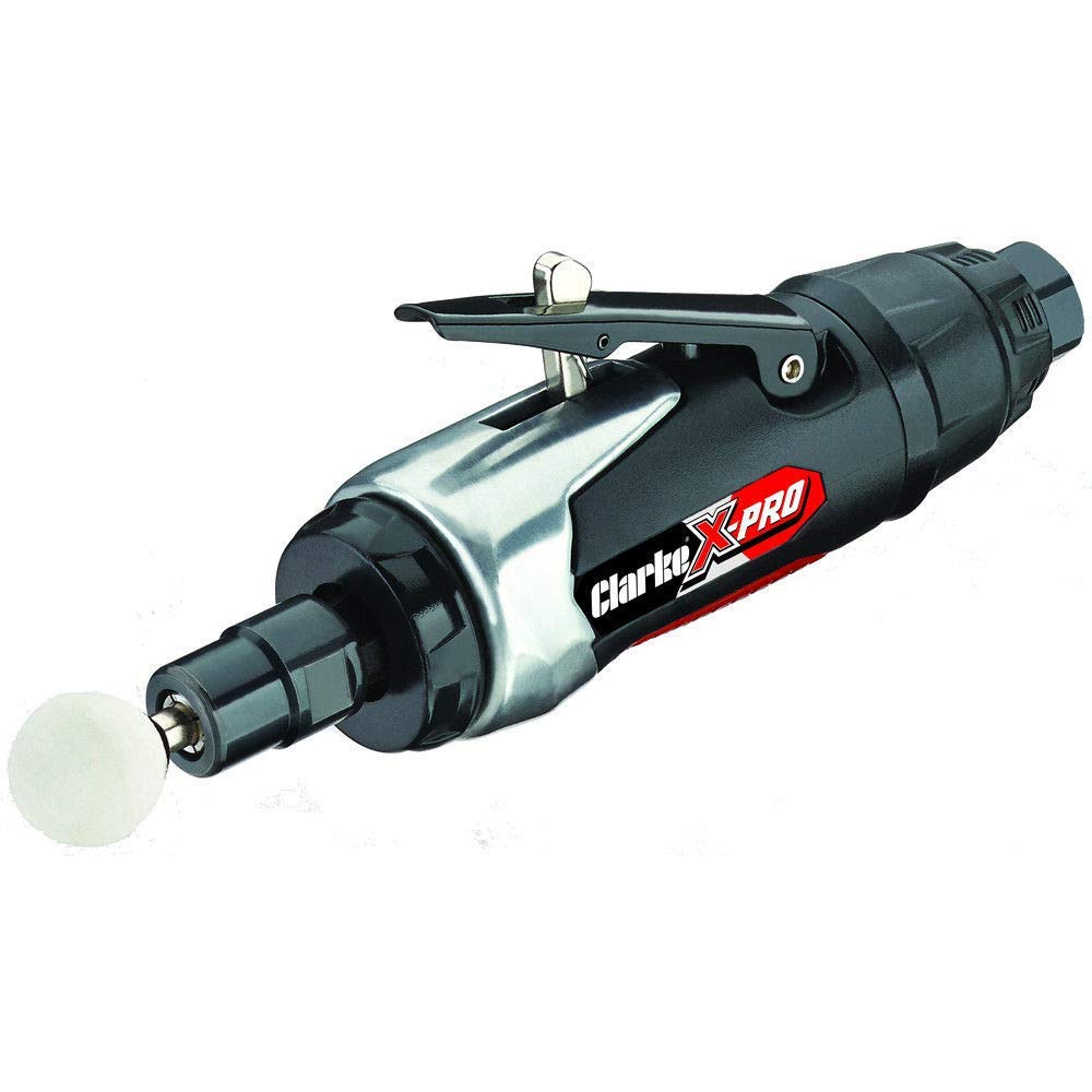Clarke Air Die Grinder 15Pc 1/4" Straight Mini Angle Cut Off Tool In Case Cat129 from B&Q