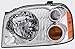 Dorman 1591966 Passenger Side Headlight Assembly Compatible with Select Nissan Models