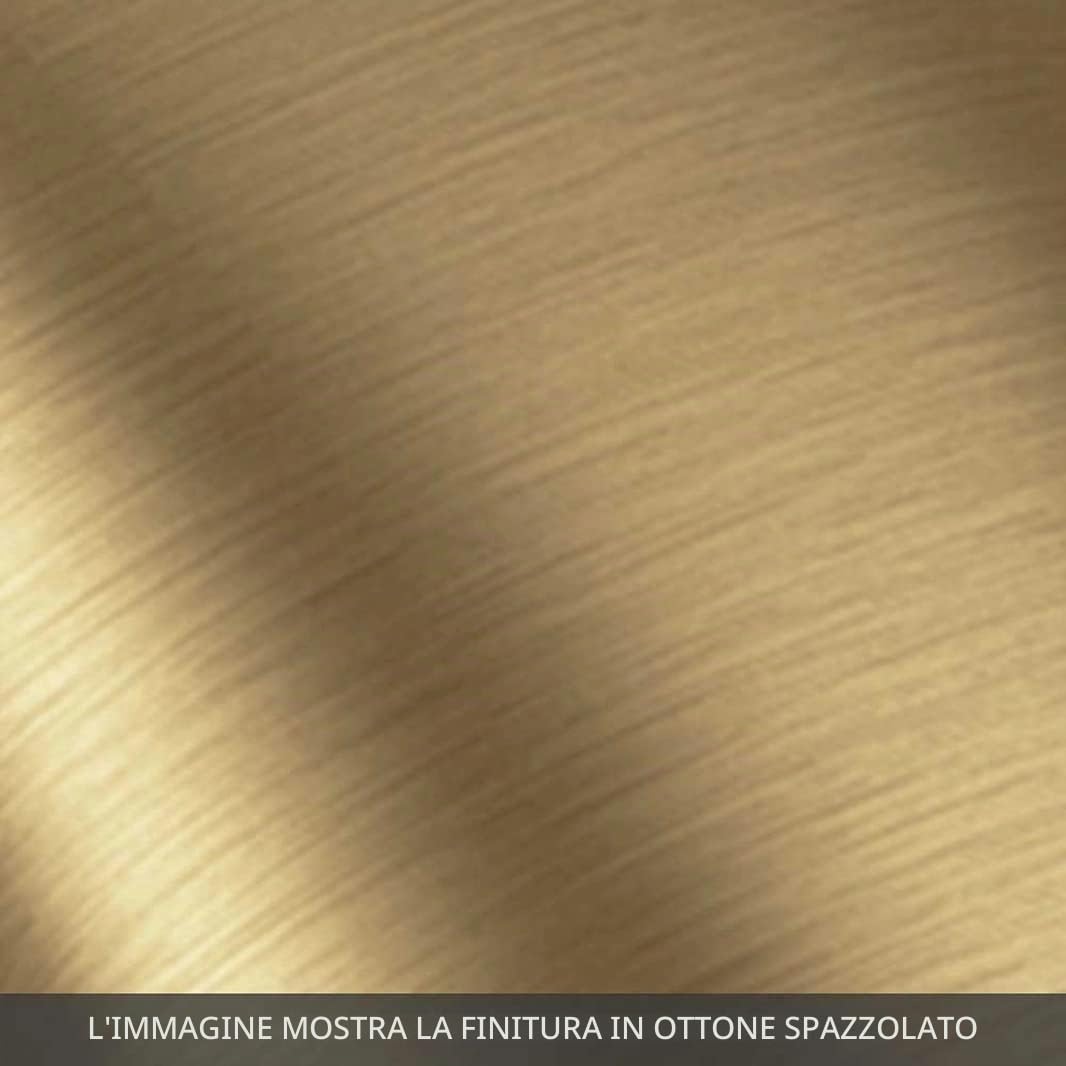 Scarico per vasca e lavabo in ottone spazzolato, scarico per vasca da bagno, finitura in ottone spazzolato, tappi per bagno