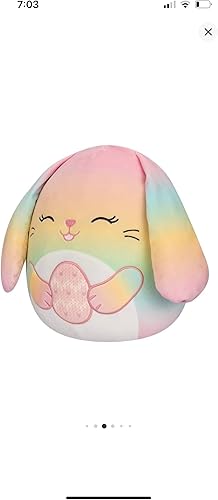 Miniatura 2 de Squishmallows Kellytoy Oficial Animal de peluche suave y blando de Pascua (Wu, 11 pulgadas)