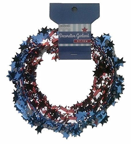 Momentum Brands Stars and Stripes Wire Garland