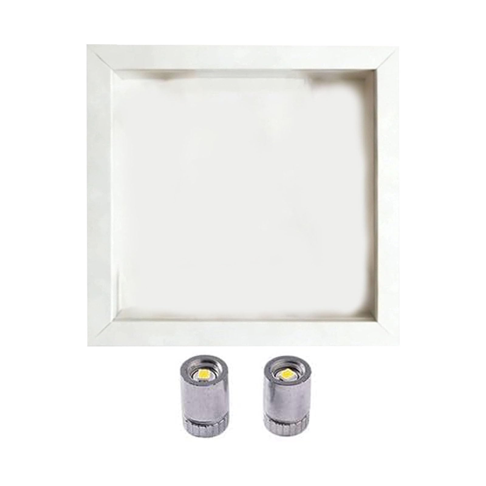 ordinarYone Diys Minis Museums Silhouetted Box,Shadows Box Frame Display Case,Personalize Photo Shadows Box Display with Figurine