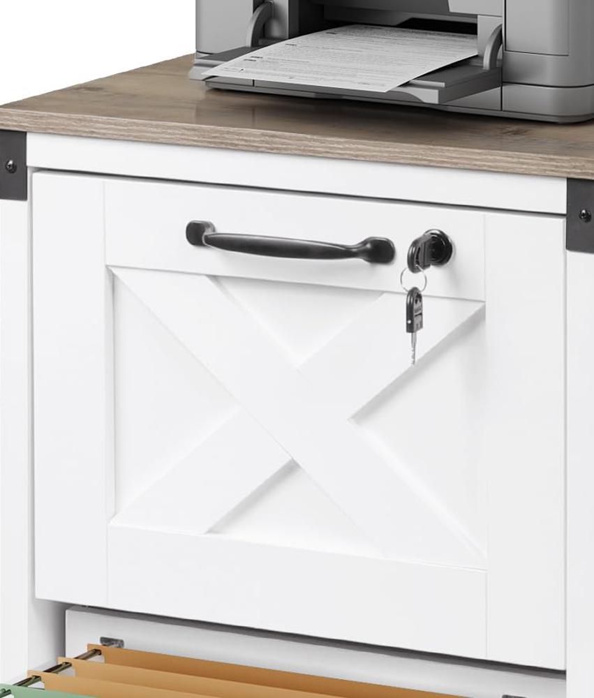 Amazon.com: DEVAISE 2 Drawer File Cabinet with Lock, Wood
