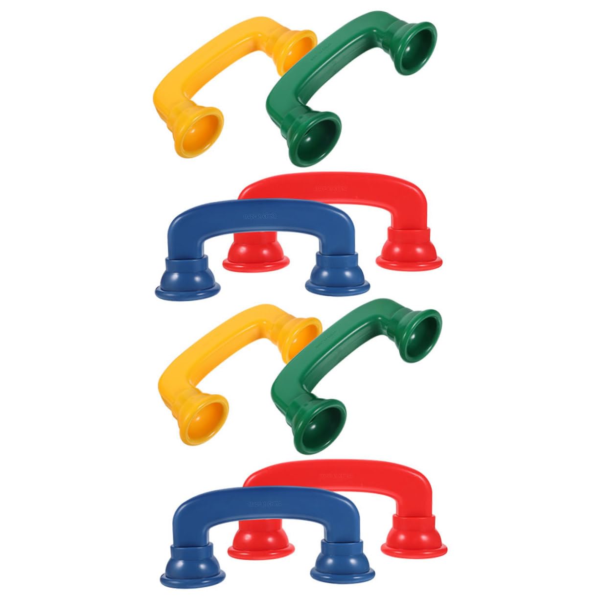 BESPORTBLE 8piezas Juguetes De Retroalimentación Auditiva Teléfono Susurrante para Pequeños Juguete Educativo De Colores para Leer y Escuchar El Aula