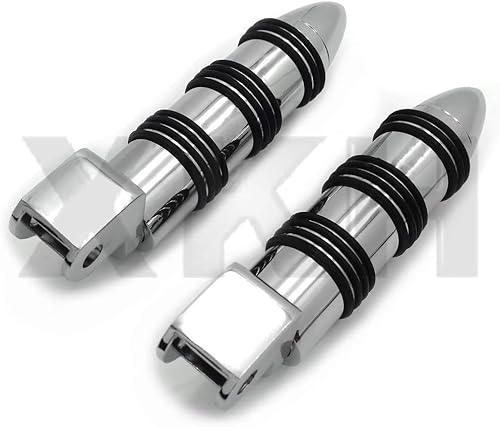 Miniatura 3 de XKH No.107 - Estriberas cromadas para el pie delantero compatible con Honda GoldWing GL1500 88-00/Shadow 1100 ACE/Valkyrie [B07P16M9LX]