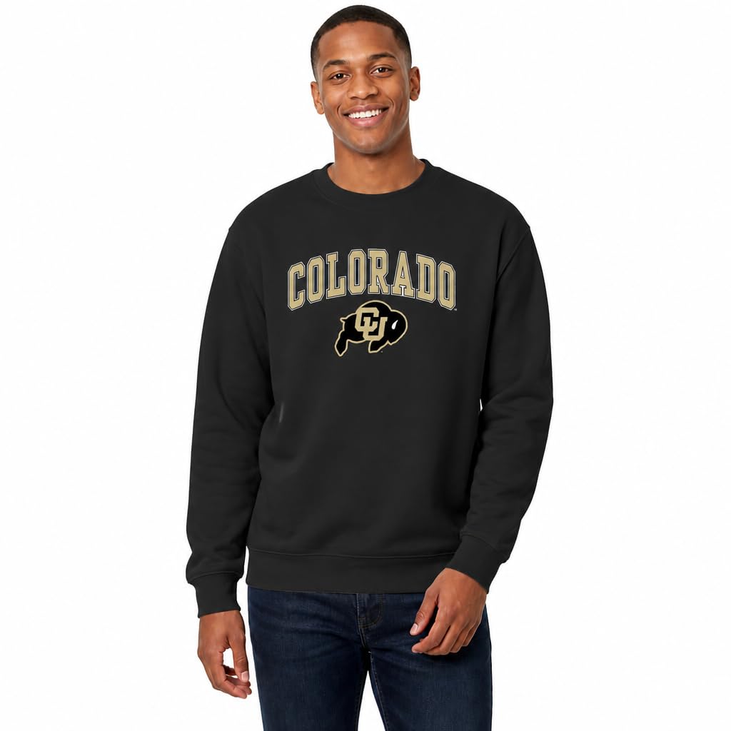 NCAA College Sweatshirt Fleece Crewneck Pullover for Men and Women