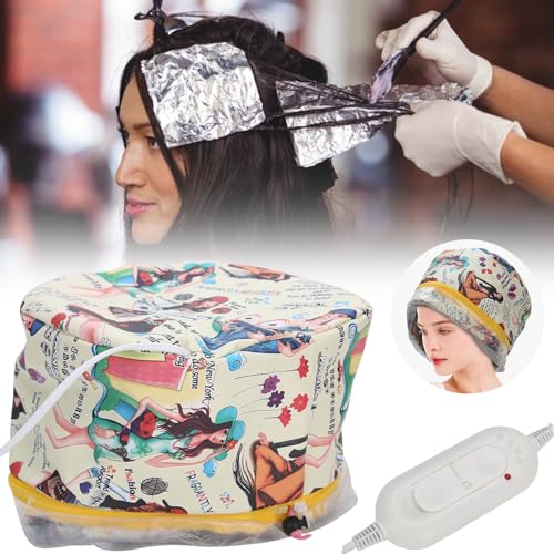 Chapéu de tratamento de óleo de aquecimento, tampa de vaporizador de cabelo, chapéu de tratamento de