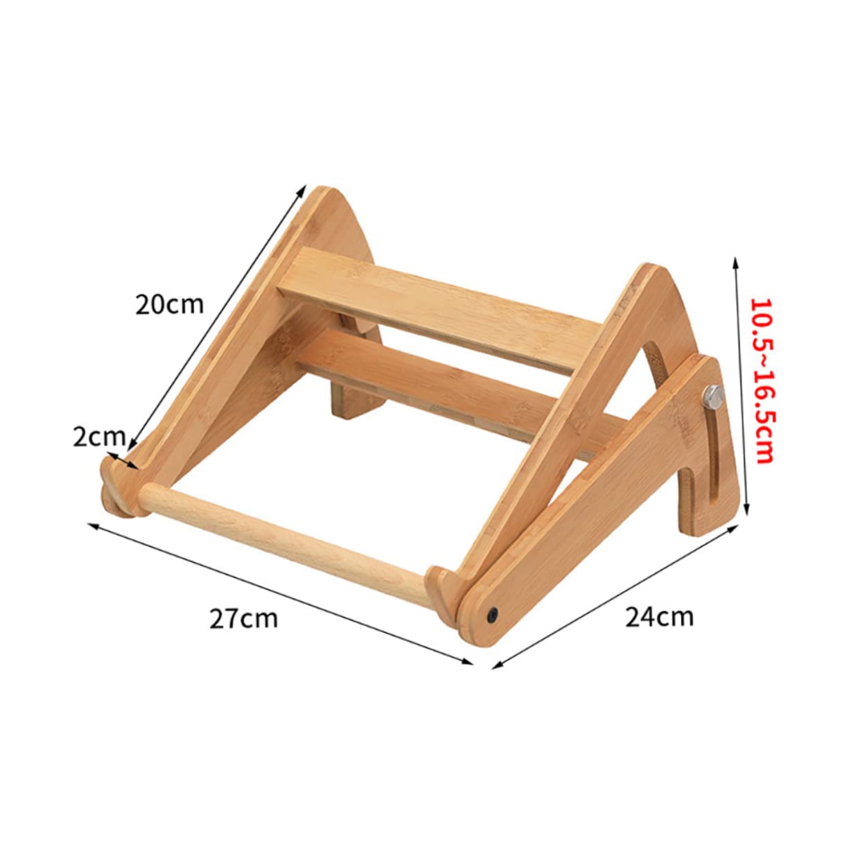 NUOBESTY 1pezzi Stand Portatile Pieghevole in Materiale Sicuro Supporto Per Laptop Regolabile Rack Per Computer Compatto e Pratico