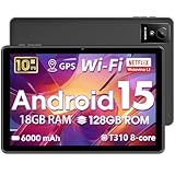 【Dernière tablette Android 16 avec octa-core haute performance】Avec le dernier système d'exploitation Android 16 et un processeur octa-core, cette tablette Android de 11 pouces offre des performances professionnelles qui permettent un multitâche fluide et une utilisation fluide de l'écran partagé. Équipé de 24 Go de RAM (8 Go + 16 Go de RAM virtuelle) et de 256 Go de ROM (extensible jusqu'à 1 To via carte microSD, carte de 1 To non incluse).