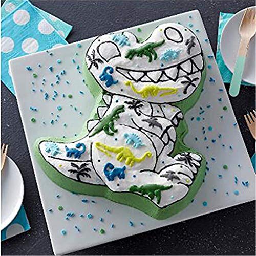Image of Ulalaza 3D Dinosaur Baking Pan Aluminum Cake Mold DIY Birthday Cake Mould Kitchen Supplies