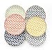 Produktbild WishDeco Kuchenteller 6er Set, Kleine Dessertteller 15cm, Porzellan Salatteller, Bunte Frühstücksteller, Mini Speiseteller für Pasta, Obst, Brot